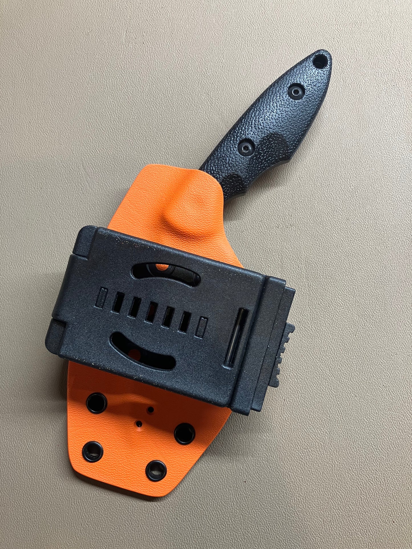 KA-BAR TDI Hellfire + Custom OD/Orange Sheath Combo 🔥 Tactical Heat Meets Street-Ready Style