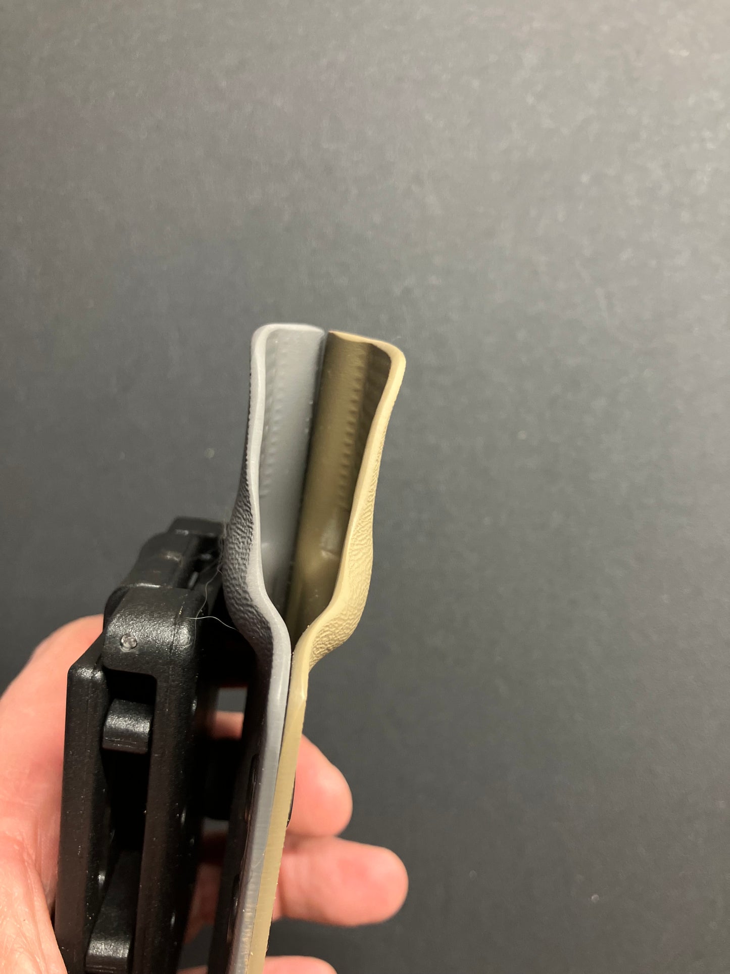Cold Steel SRK Compact in SK5 w/ OD Green Handle + FDE/Wolf Gray Custom Sheath