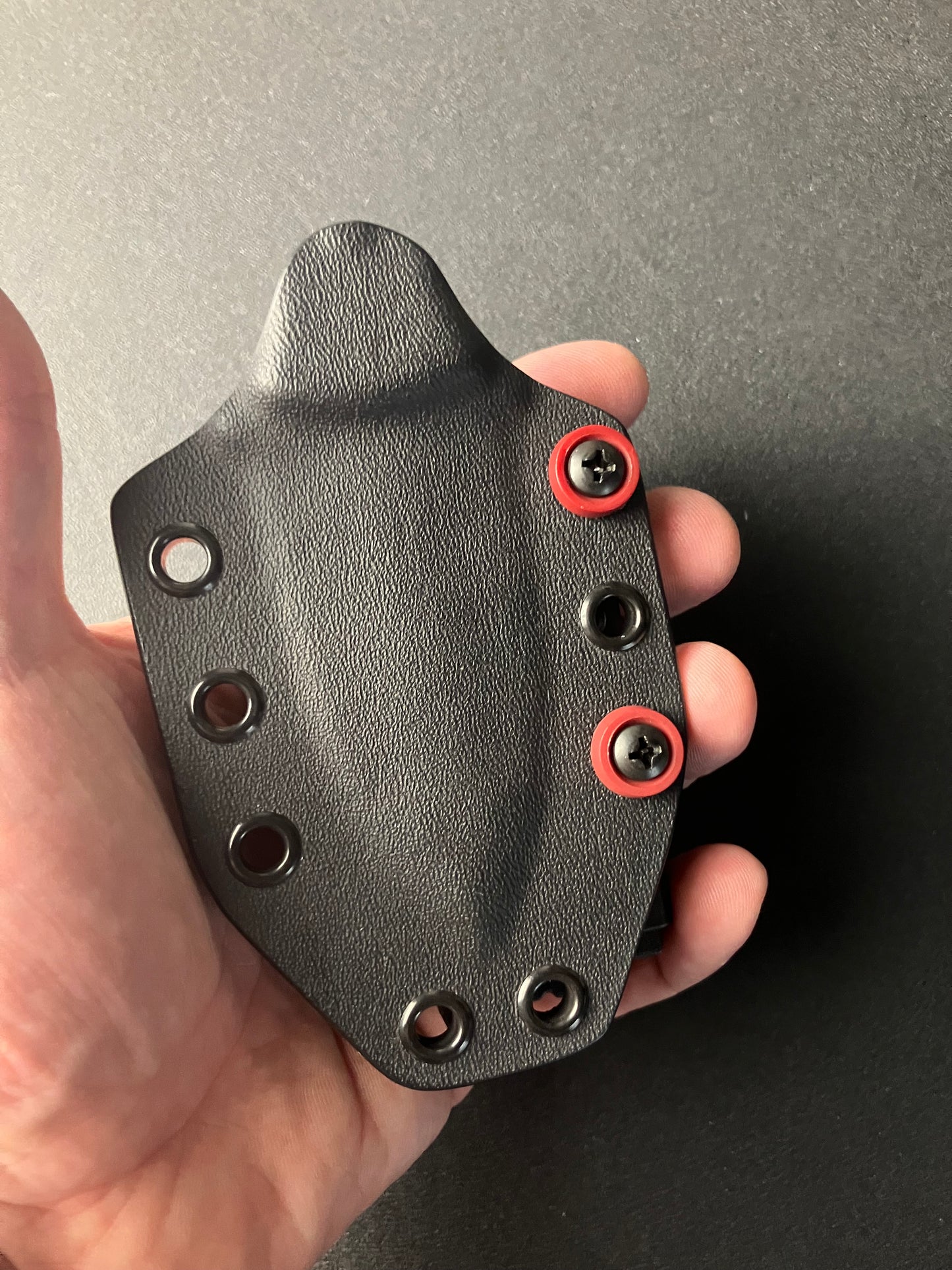 πͺ Custom Kydex Sheath for the TOPS ICE Dagger β Black & Blood Red Beast Mode! ππ₯