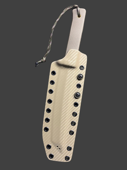 Cold Steel Recon Tanto - with Custom Kydex Sheath (FDE Carbon Fiber/OD Green)