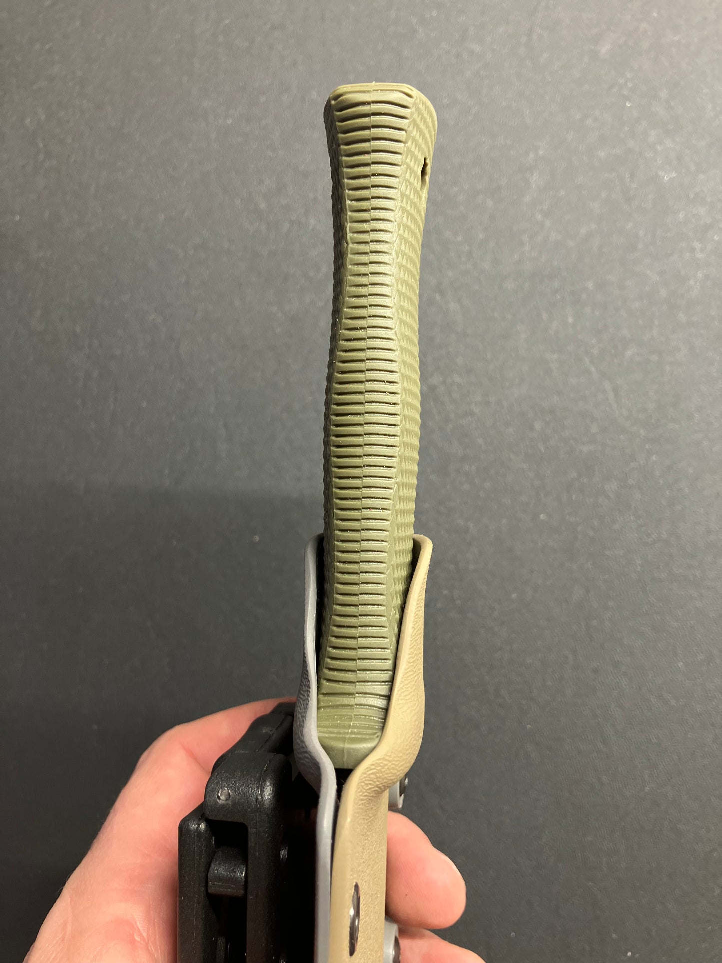 Cold Steel SRK Compact in SK5 w/ OD Green Handle + FDE/Wolf Gray Custom Sheath