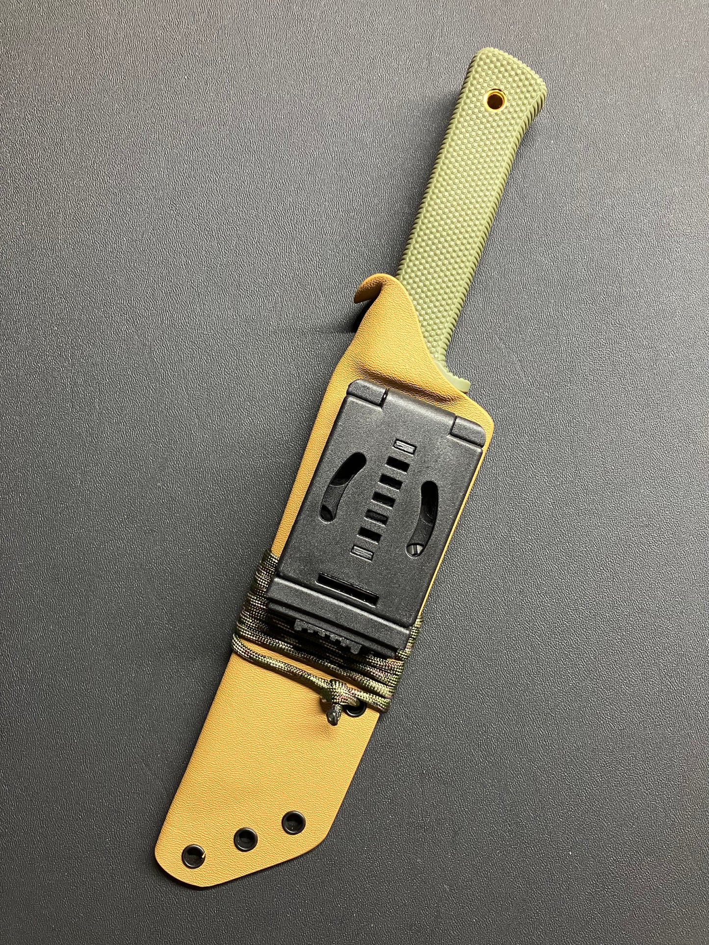 Cold Steel Recon Tanto in SK5 + Coyote Tan Custom Taco Sheath