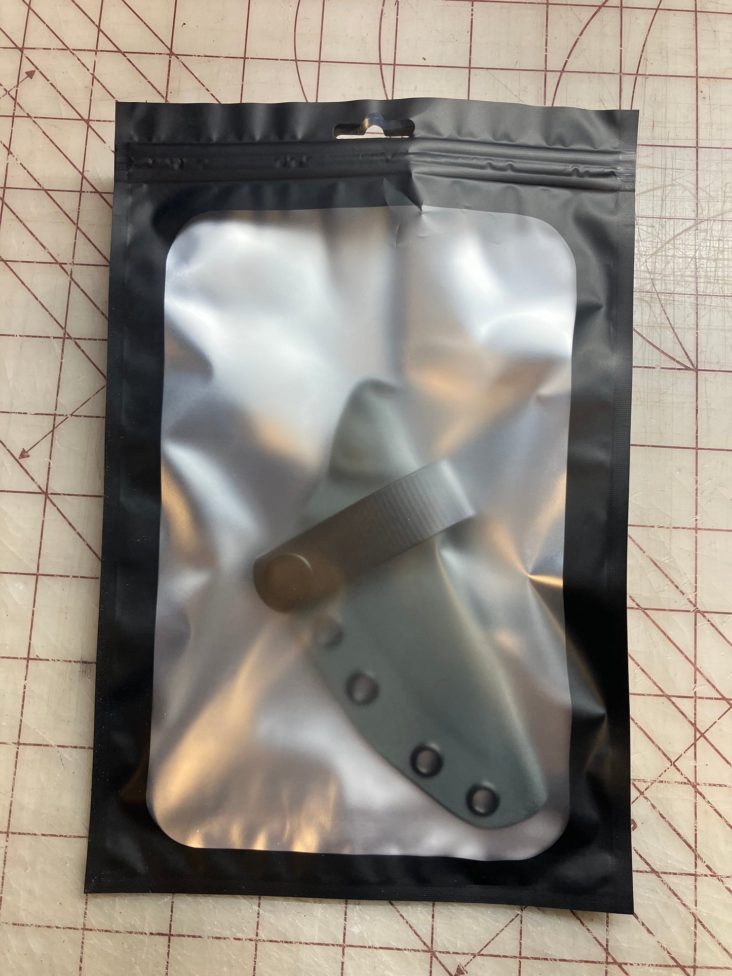 Custom Gray Taco-Style Sheath for Benchmade Dacian (Sheath Only)