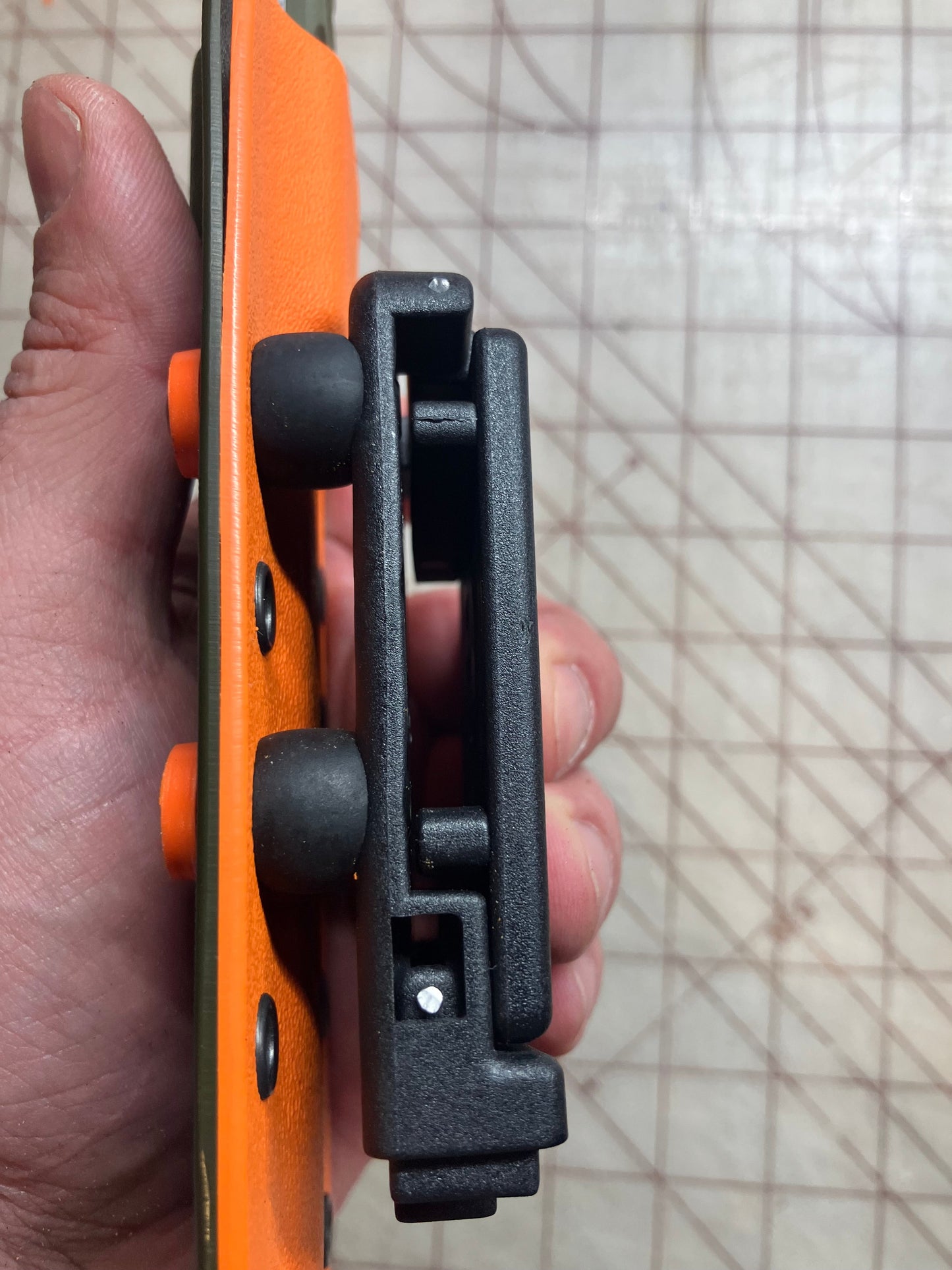 Custom OD Green Pancake-Style Sheath for Cold Steel Ak-47 Fixed Blade (Sheath Only)