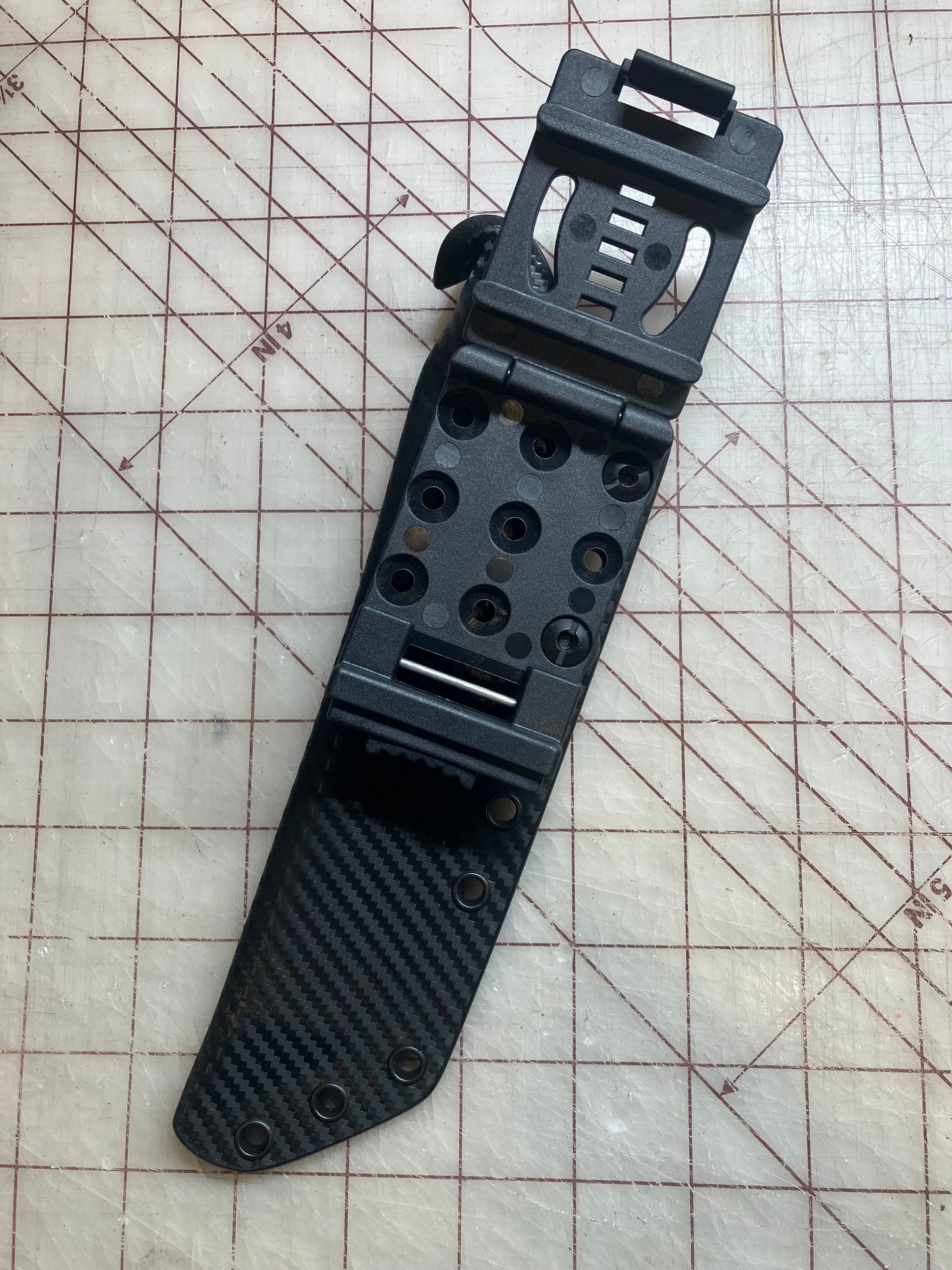 Black Carbon Fiber Sheath for Cold Steel Recon Tanto – Built for Adventure, Ready for Action! (Sheath Only)