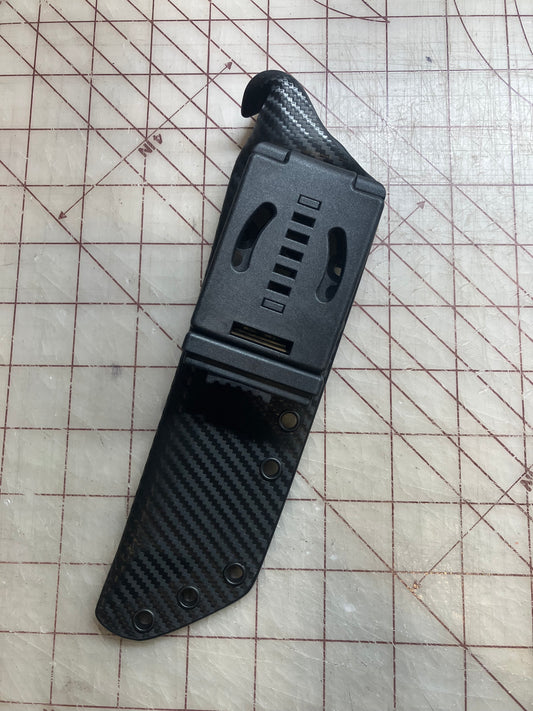 Black Carbon Fiber Sheath for Cold Steel Recon Tanto – Built for Adventure, Ready for Action! (Sheath Only)