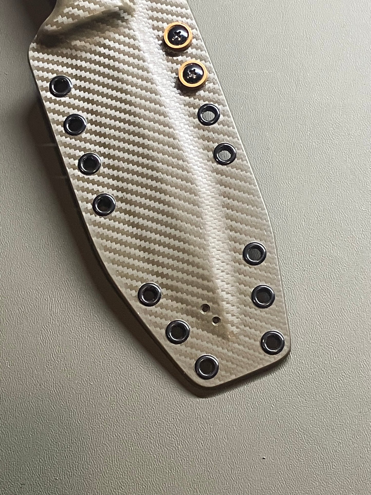 Cold Steel SRK Custom Sheath | OD Green Carbon Fiber & Coyote Tan