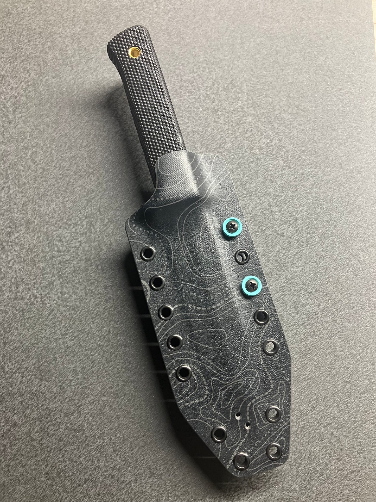 SRK sheathCold Steel SRK Custom Sheath | Topo & Tiff Blue