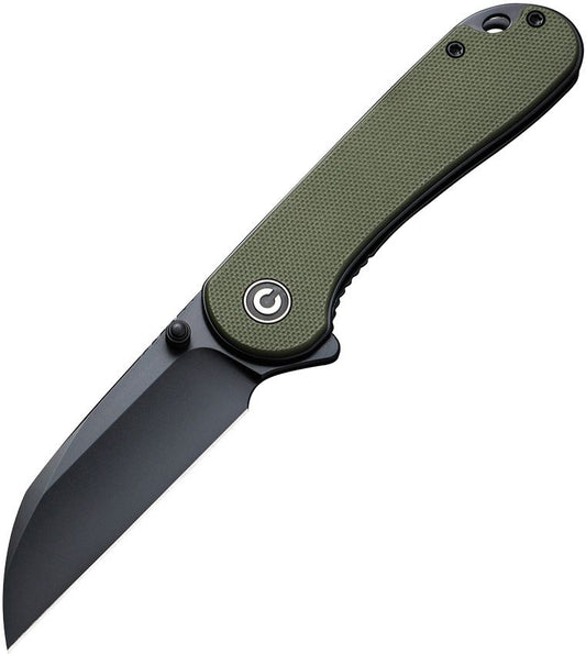 Civivi Elementum Linerlock – OD Green G10 w/ Black Wharncliffe Blade