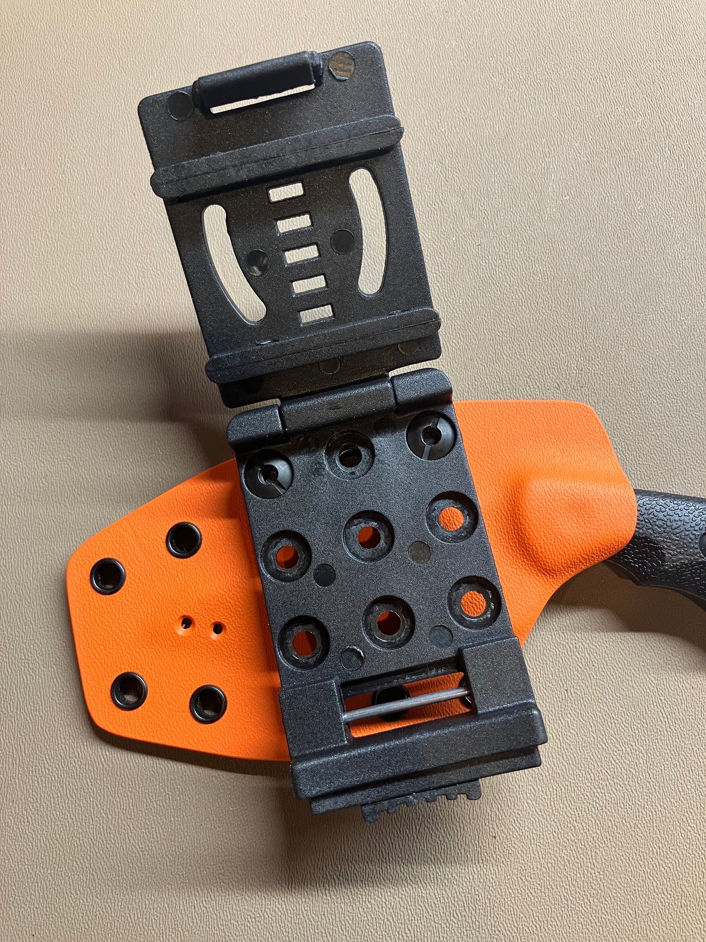KA-BAR TDI Hellfire + Custom OD/Orange Sheath Combo 🔥 Tactical Heat Meets Street-Ready Style