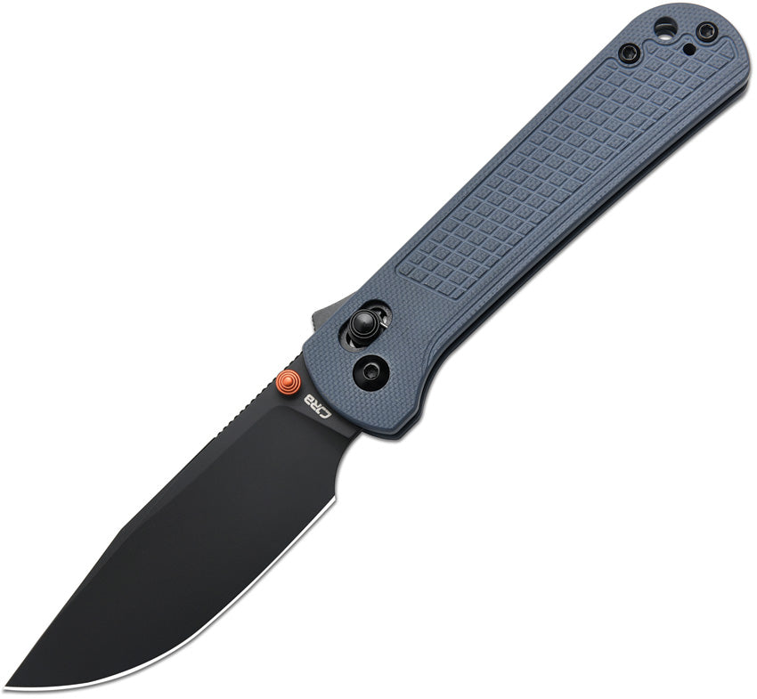 CJRB Bolt AR‑RPM9 Recoil Lock Folding Knife – Blue-Gray G10 & Black Blade